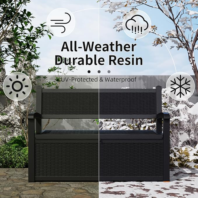 Outdoor Storage Bench - Image 3