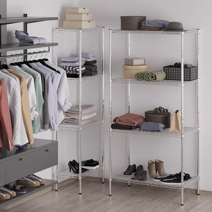 21" Deep x 36" Wide x 74" Height Wire Shelving Kit | 4-Tier | NSF Commercial - Image 5