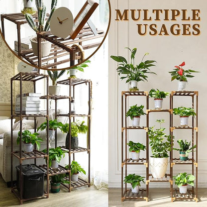 Uneedem Plant Stand Indoor Outdoor, Tall Plant Shelf - Image 4