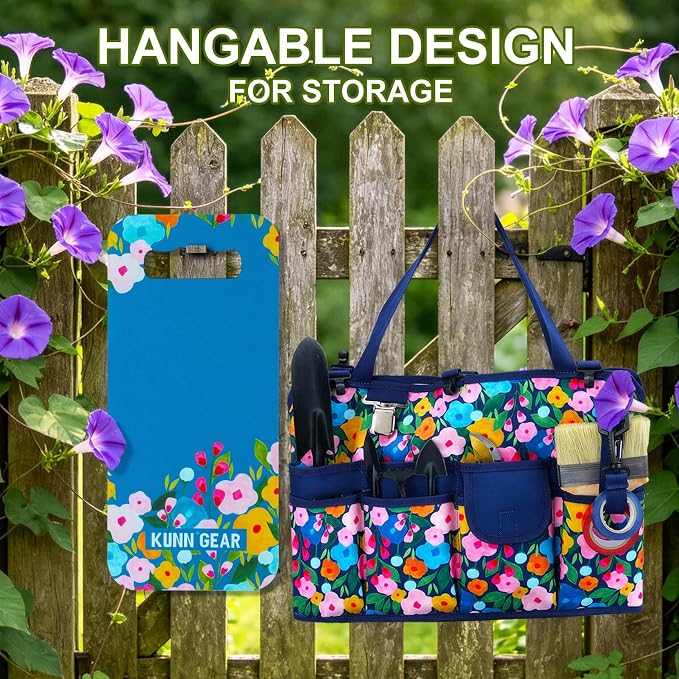 KUNN 5 Gallon Garden Bucket Tool Organizer & Kneeling Pad Set, 18-Pocket Heavy - Image 6