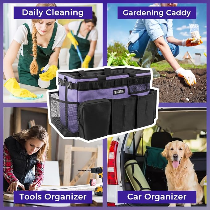Wearable Cleaning Caddy Bag, Cleaning Caddy Supplies Organizer - Image 7