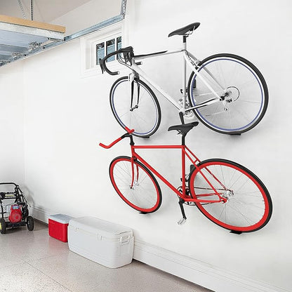 WALMANN 2 Pack Bike Pedal Hanger Wall Mount, Heavy Duty Horizontal Bike Rack - Image 2