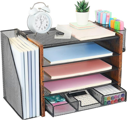 Wood Desk Organizers and Accessories by AUPSEN