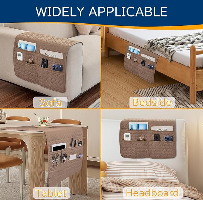 Remote Control Holder for Armchair, Couch Caddy Organizer TV Remote Holder for - Image 6