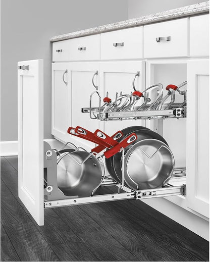 Rev-A-Shelf 2-Tier Kitchen Cabinet Pullout 11.75" Cabinet Organizer - Image 8