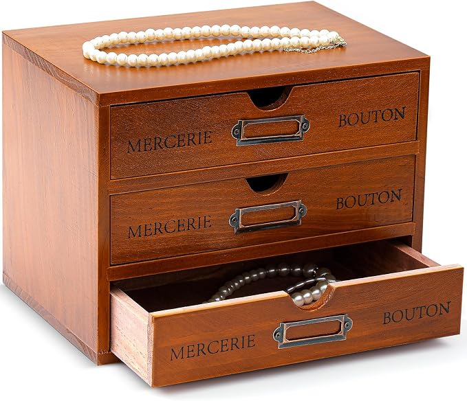 Wesiti Small Wooden Desk Organizer by Unteilti