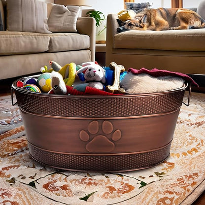 BREKX Indestructible Metal Dog Toy Bin - Image 3