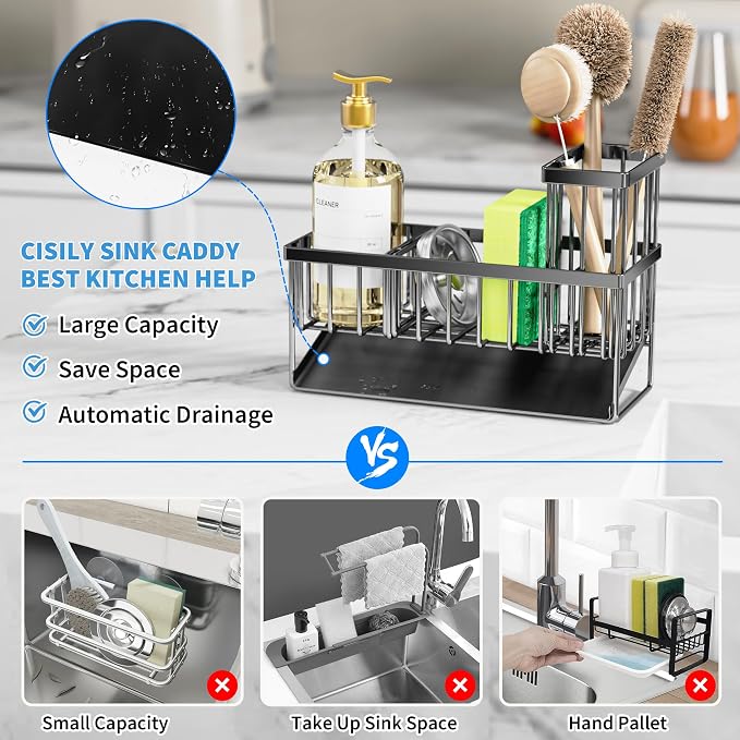 Cisily Kitchen Sink Caddy Organzier - Image 2