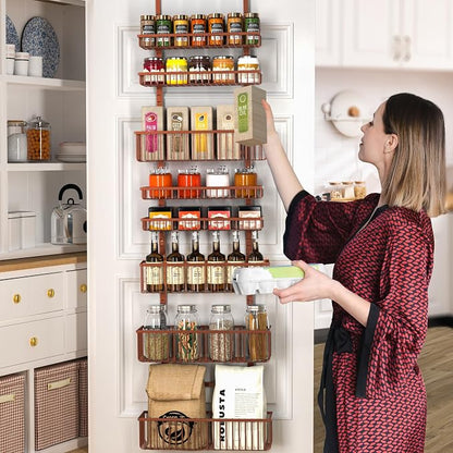 Moforoco Over The Door Pantry Organizer, Pantry Door Organizer Shelves - Image 6