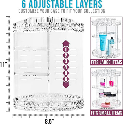Sorbus 360 Rotating Makeup Organizer - Image 2