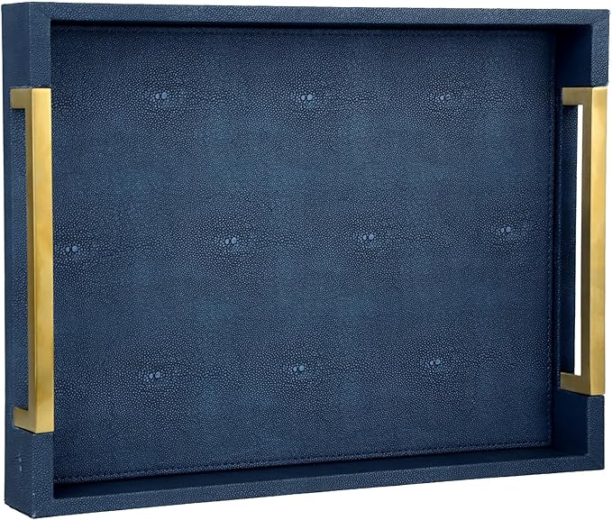 HofferRuffer Faux Leather Serving Tray by HofferRuffer