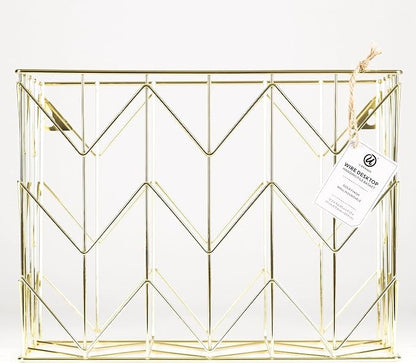 U Brands Hanging File Desk Organizer, Wire Metal - Image 3