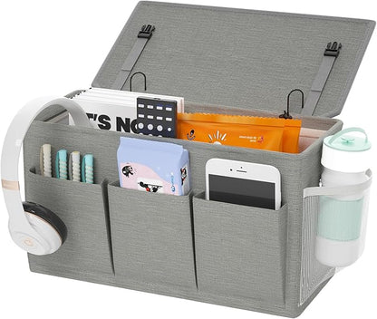 Dual-purpose Bedside Caddy Bedside Organizer, Bed Caddy by Edudif