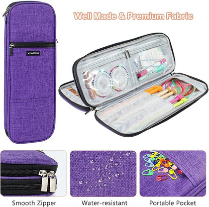 MYBAGZING Knitting Needles Case, Knitting & Crochet Accessory Organizer - Image 4