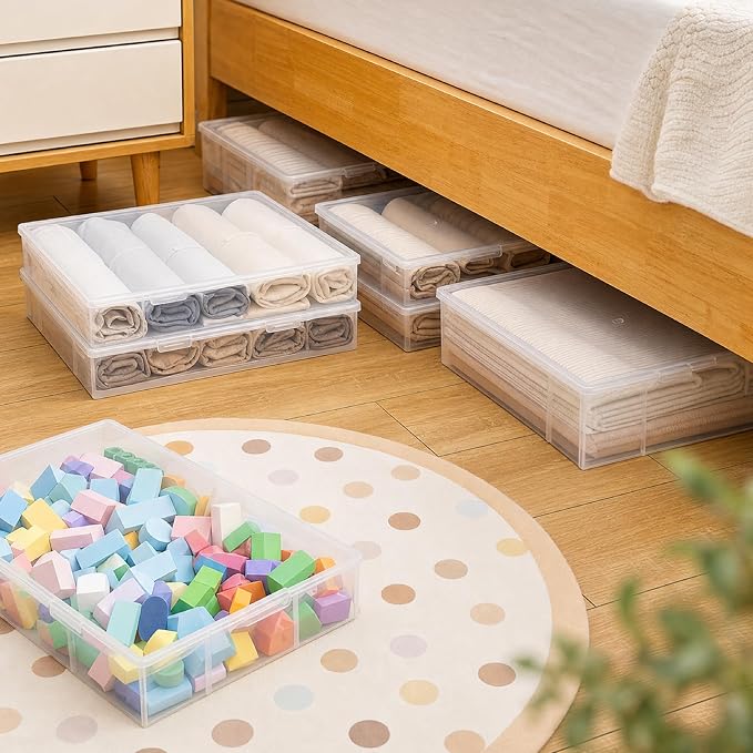 Clear Under Bed Storage Box - Image 7