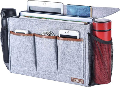 Bedside Caddy, Large Size Storage Organizer by ZAFIT