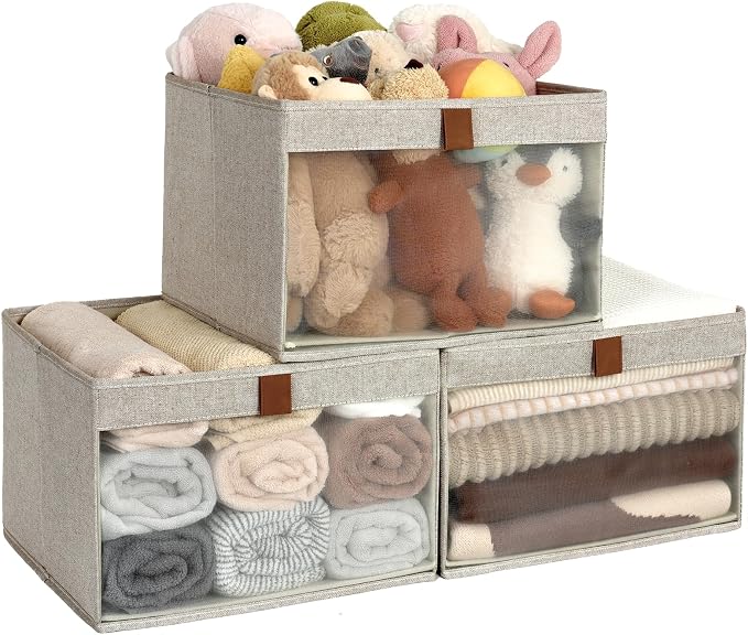 StorageWorks Closet Storage Bins, Extra Large Storage Baskets by StorageWorks
