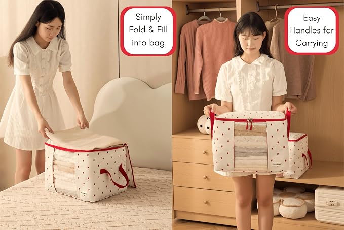 Canvas Storage Bags 2 Pack - Image 3