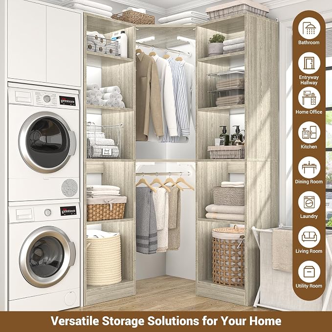 Besiost Corner Closet System - Image 6