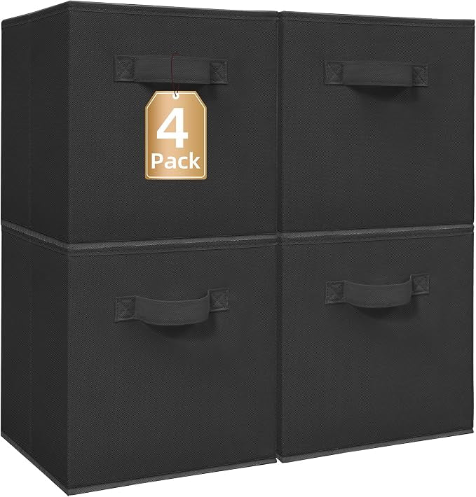 STORAGE MANIAC Storage Cubes, 11 Inch Collapsible Storage Bins by STORAGEMANIAC