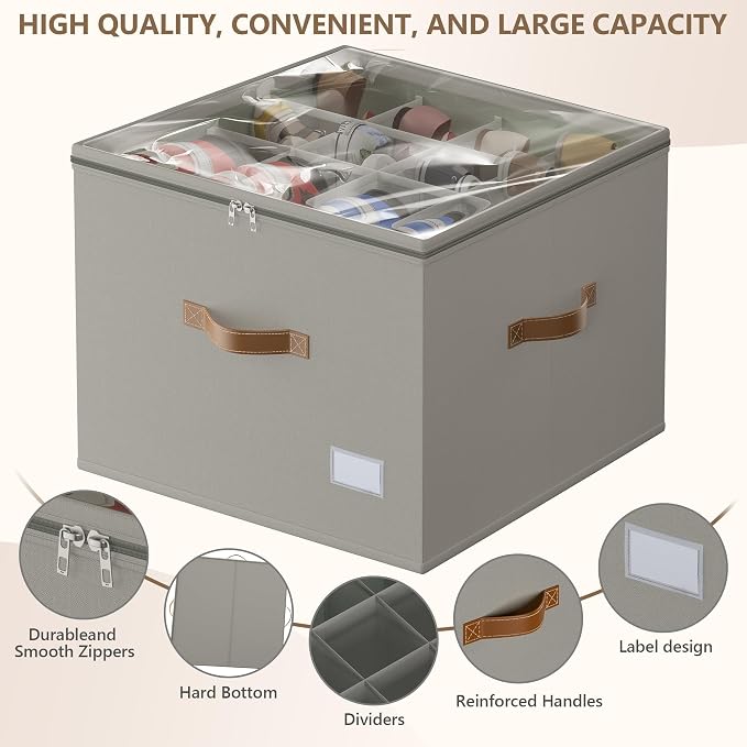 Vincona Shoe Organizer for Closet, 2 Pack Shoe Storage Bins Foldable Shoe - Image 3