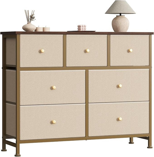 Sweetcrispy 7 Drawer Dresser for Bedroom Storage by Sweetcrispy