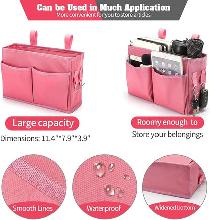 Bseash Bunk Bed Organizer, Bedside Caddy Hanging Bed Organizer Storage Bag - Image 3