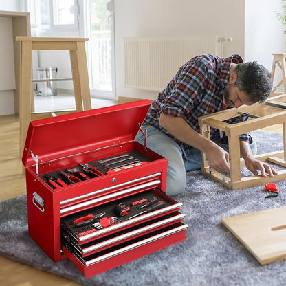 Metal Tool Box Organizer | Lockable Tool Chest | Toolbox - Image 2