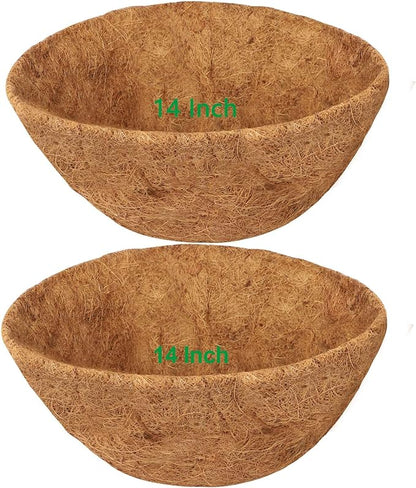 HALEDAZE 2 Pack 14 Inch Round Coco Liners by Unknown