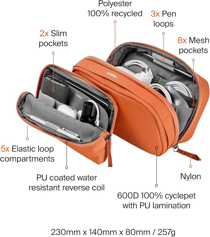 Orbitkey 2-in-1 Tech Accessory Pouch - Image 5