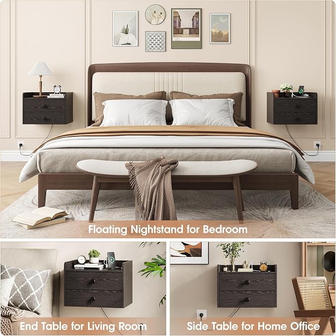 Floating Nightstand Set of 2 - Image 7