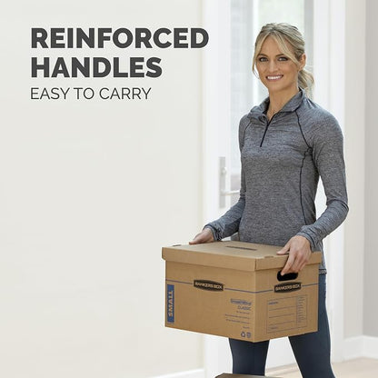 Bankers Box 30-Pack Classic Moving Box Kit, 20 Small/5 Medium/5 Large | Take - Image 5