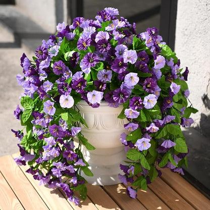 INQCMY Artificial Flowers for Outdoor Spring Summer Decoration Faux Silk - Image 6