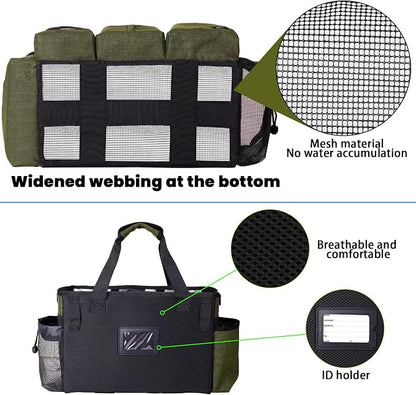 Large Cleaning Caddy Bag Built-in Sturdy Support Board, Cleaning Organizer - Image 6