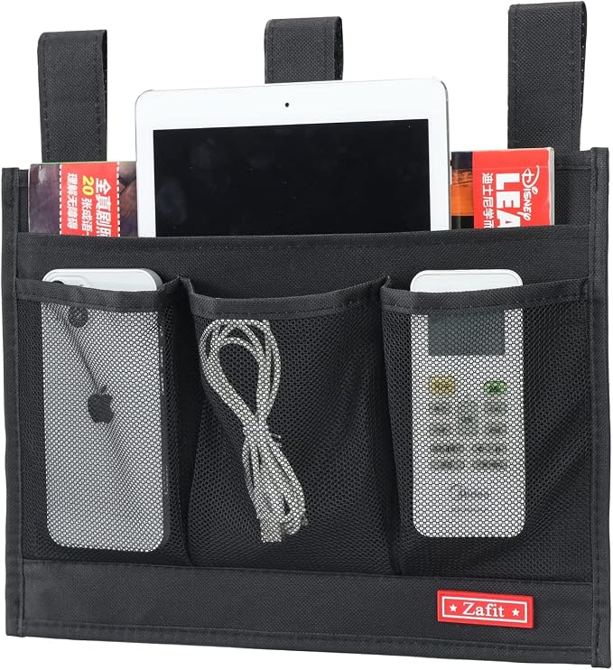 Hanging Bedside Caddy, Bedside Storage Organizer by ZAFIT