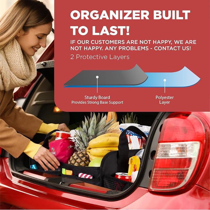 TRUNKCRATEPRO Car Organizers and Storage Premium Adjustable Multi Compartments - Image 5