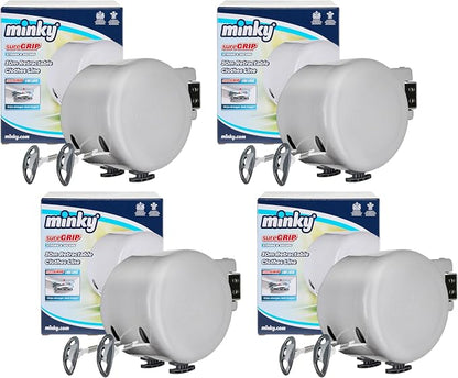 Minky Homecare Retractable Clothesline, PVC Coated, Outdoor | Dual Line | Heavy by MinkyHomecare