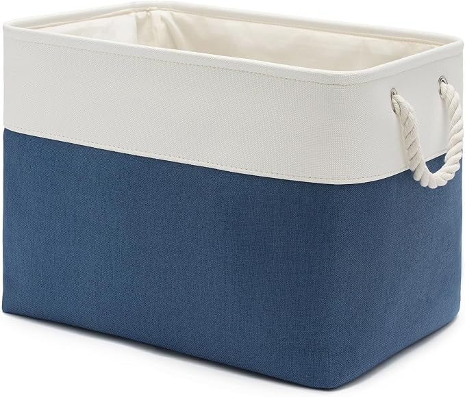16x12x12 In Foldable Fabric Large Storage Bins by VQRTEXAStorageBasket