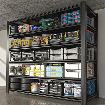 6-Tier 55" W x 24" D x 84" H Garage Shelving 6000LBS Storage Shelves Heavy Duty - Image 9