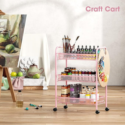 TOOLF 3 Tier Rolling Utility Cart - Image 9