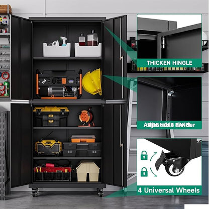 Letaya Metal Garage Storage Cabinet - Image 8