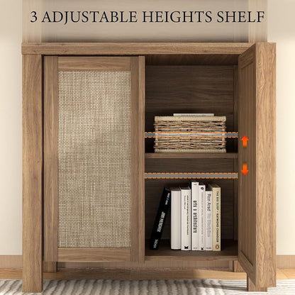 Yechen Arched Bookcase, 70.5" Tall Bookcase - Image 5