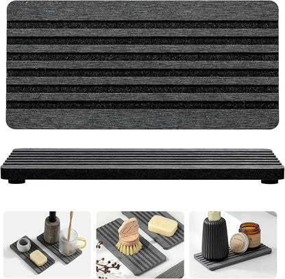 2PCS Diatomite Quick Stone Drying Tray Mat by Razborci