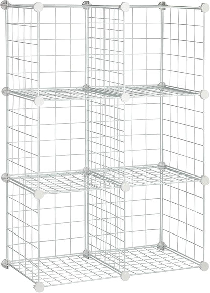 Honey Can Do 6 Cube White Storage Set SHF-03521 White by Honey-Can-Do