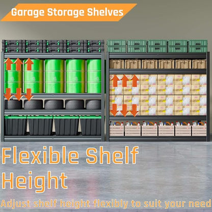 5 Tier Storage Shelves, Shelving Units Industrial Shelving - Image 4