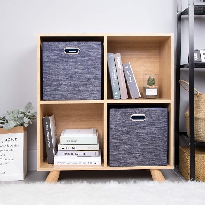 Posprica Storage Cube Basket Bins, 13×13 Foldable Storage Containers - Image 8