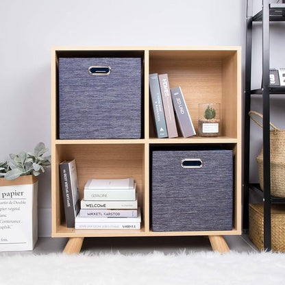 Posprica Storage Cube Basket Bins, 13×13 Foldable Storage Containers - Image 5