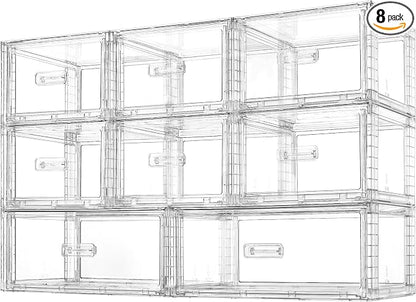 Vtopmart 8 Pack Large & Medium Stackable Drawer Organizer Set, Easy Assembly by Vtopmart