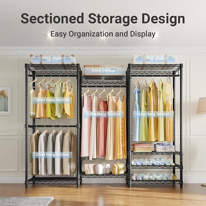 VIPEK V5 Heavy Duty Clothes Rack, Portable Closet Wardrobe - Image 9