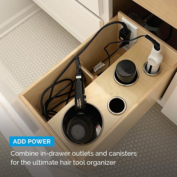 Docking Drawer 3" Stainless Steel Canister - Image 5